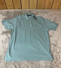 Nautica Blue Short Sleeve Polo Shirt Men  s Size XL  NWT  