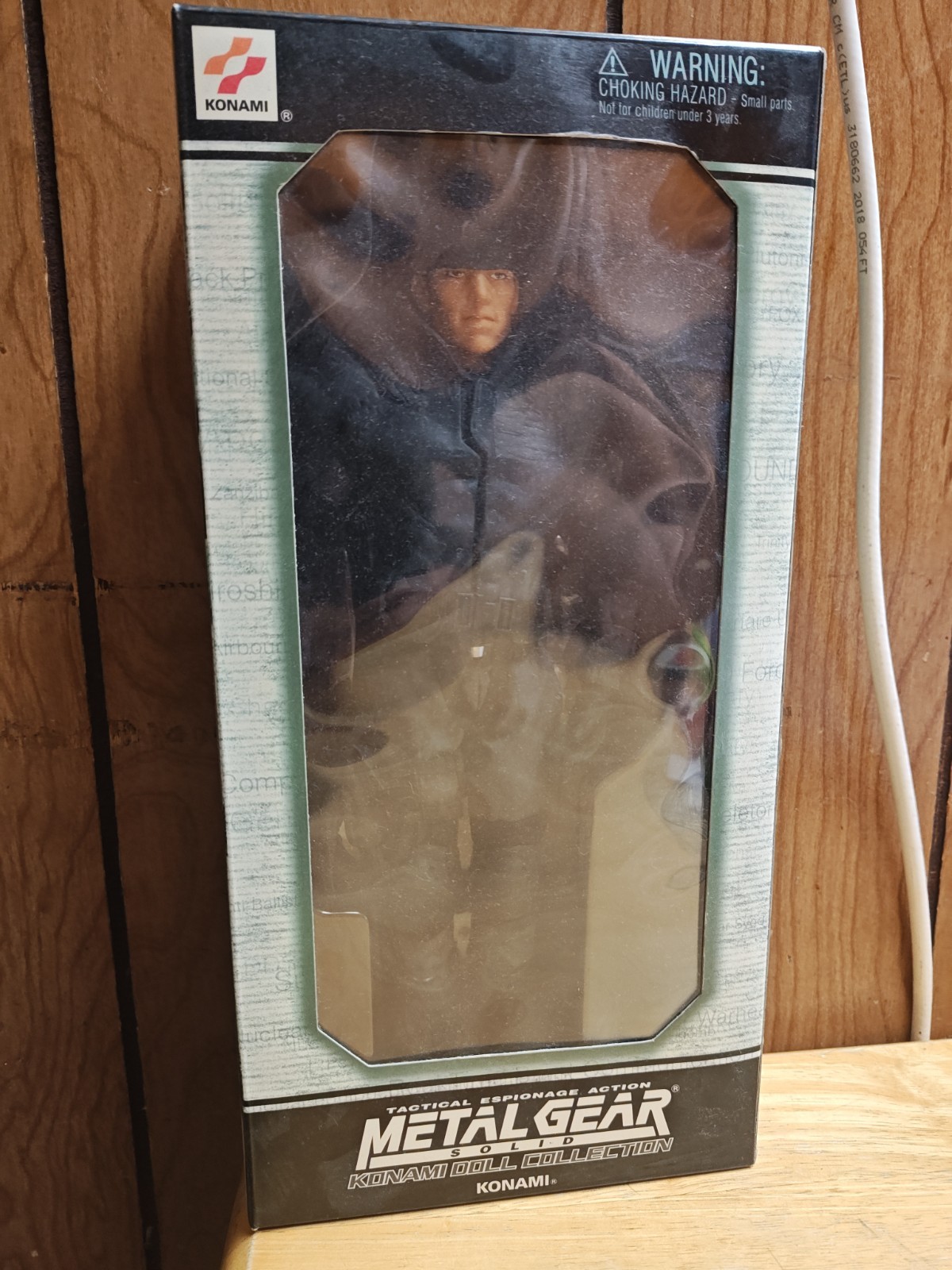 Konami Metal Gear Solid Solid Snake Boxed Action Figure