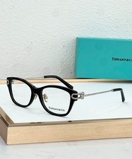 Tiffany  Co. TF2266F Eyeglasses Black Silver HardWear Optical Frame 51-17-145