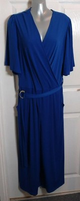 Kaleidoscope Einteiler Overall blau Gr. 18 gerades Bein volle Länge 54'' Neu mit Etikett