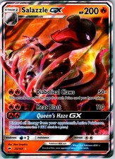 Salazzle GX Holo Ultra Rara SM - Ombre Brucianti 25/147 quasi nuova