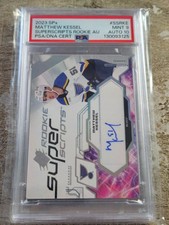 2023 SPX HOCKEY ROOKIE SUPER SCRIPTS MATTHEW KESSEL AUTOGRAPH #SSR-KE PSA 9/10