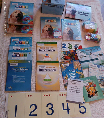 Math Expressions Gr K Common Core: TE Vol 1&2, Stud Bks, Manipulatives & more- A