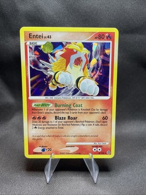 Pokémon Entei Card TCG 4/132 Secret Wonders Cracked Ice Holo Rare MP