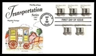 Mayfairstamps US FDC 1987 Indiana 5 cents milk wagon 1900s First Day Cover aaz_5