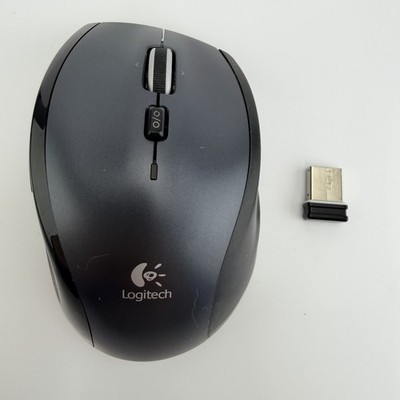 Logitech Marathon M705 Wireless Laser Mouse W/ Dongle ( No Batteries ) Tested