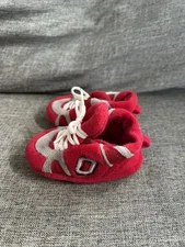 Ohio State Buckeyes NCAA Baby 1st Slippers Comfy Feet Birth - 9 Months