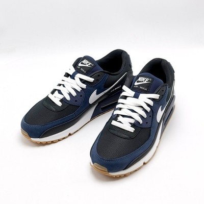 NEW* Men Nike Air Max 90 MIDNIGHT NAVY / WHITE / GUM (FB9658 400