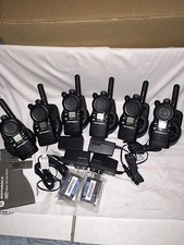6 CLS1410 UHF Portable Two-way Radios: Good Condition