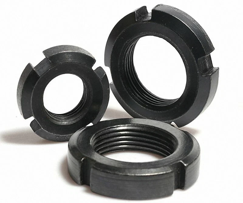 Links Feingewinde Kontermutter Nutmutter Sicherungsmutter M10 - M60 wählbar - Bild 2 von 4