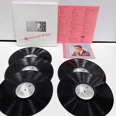 Elvis Presley 25 Years As A Rock 'N' Roll Legend 5 Vinyl Records Box Set