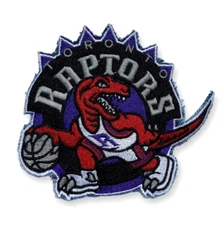 Toronto Raptors NBA UNK Basketball Patch VTG 00s Y2K Team Logo 4 in. x 3 1/2 in.