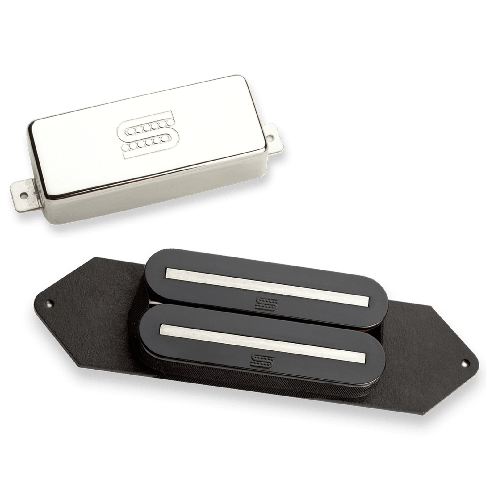 Набор 4-струнных басовых звукоснимателей Seymour Duncan SRB-1 Rickenbacker, черный/хром