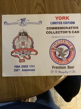 York Limited Edition Commemorative Collector’s Can by Yuengling’s Brewery Sign