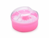 Iable Baby Soft Face Body Cosmetic Powder Puff Sponge Box Case Container (pink) Iable Baby Soft Face Body Cosmetic Powder Puff Sponge Box Case Container (pink)