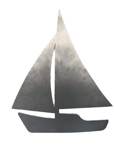 Yacht Silhouette for Weathervanes, Gates, Signage & Brackets - Steel - MC1503 - Picture 1 of 2