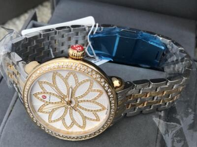 New in box Michele Serein Diamond Flower Watch $3600 | eBay display picture 2