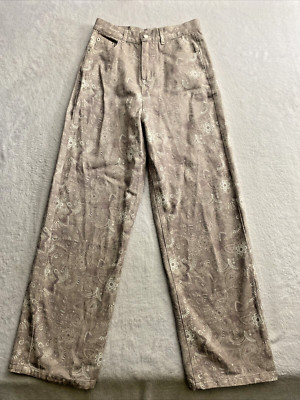 SHEKOU Paisley Jeans Funky Pink  Women's Medium 90s Y2K High Waist New Zealand