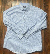 Penguin Munsingwear Heritage Slim Fit Button Up Long Sleeve Shirt Mens 16, 32/33