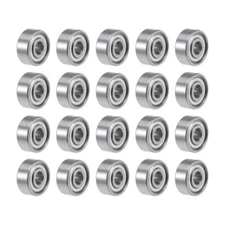 20pcs R2ZZ Deep Groove Ball Bearing Shielded Z2 Lever Bearings