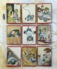 Raggedy Ann Vintage 9 Pocket Pen Pal Cards only No Protector 34 judysjemscrafts
