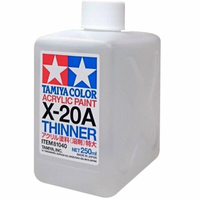 X-20A ACRYL VERDÜNNER (250ML FLASCHE) #81040 TAMIYA