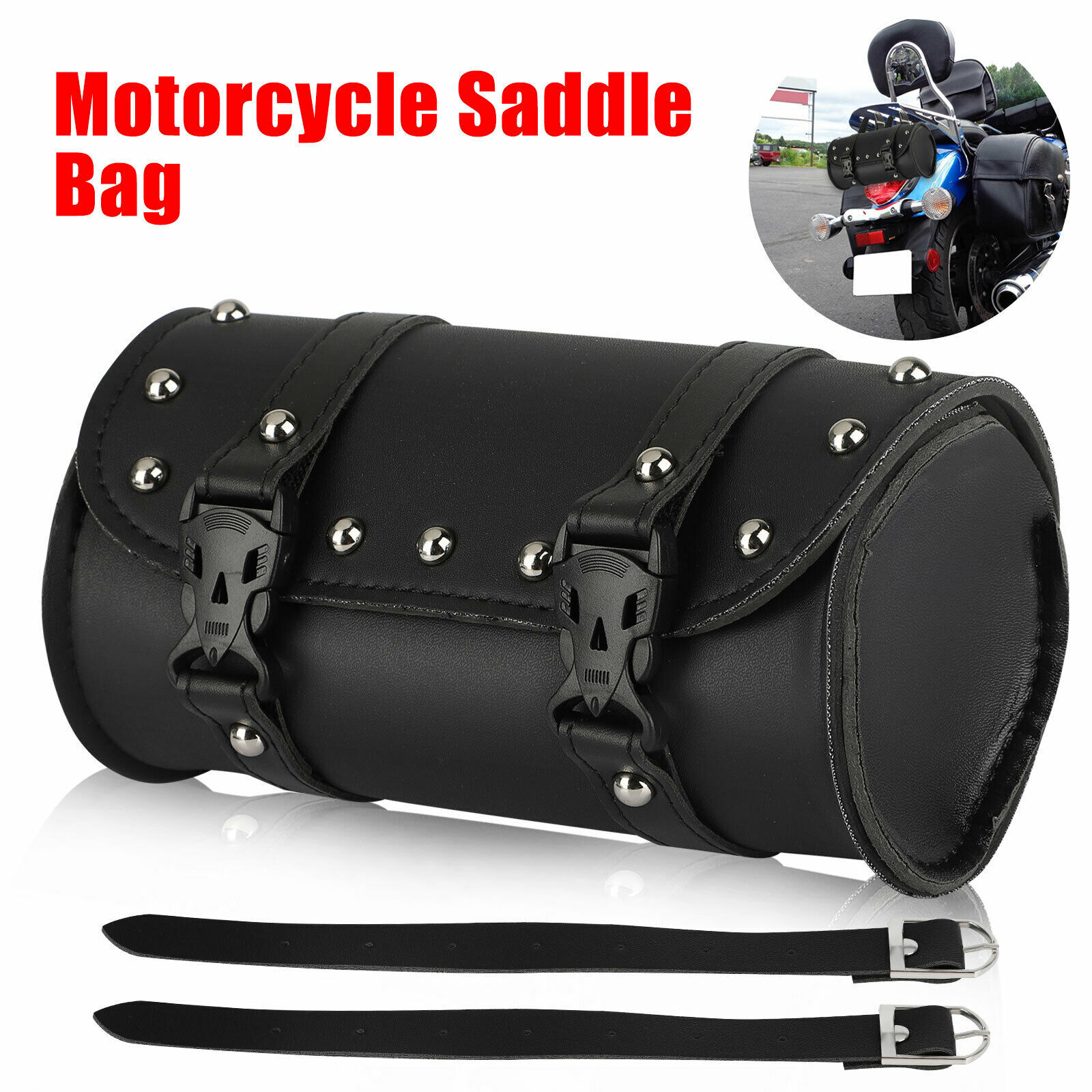 Motorcycle Front Fork Tool Bag SaddleBag Storage Pouch Luggage