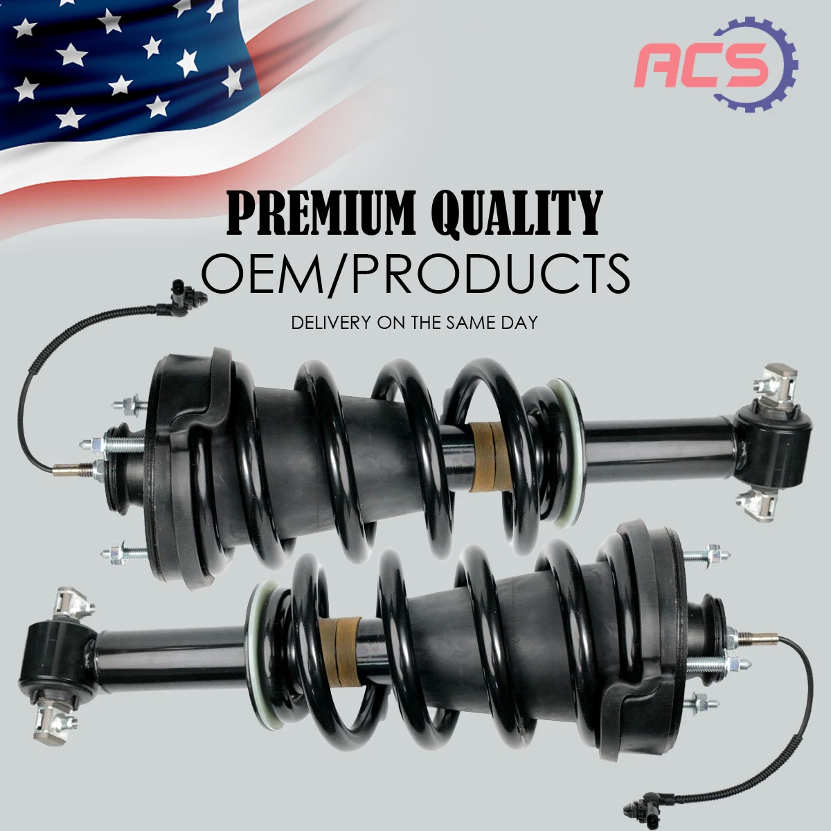 2PCS Front Shock Struts Assys Fit Escalade Tahoe Yukon Denali 