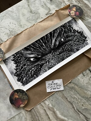Black + White Godzilla Minus One Edmiston Eyes Without A Face EWAF Stout Mondo 