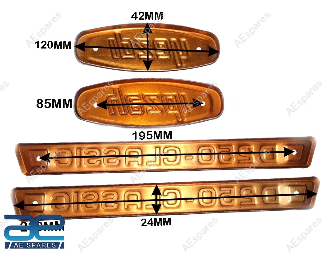 Emblem Badges Motif Petrol Tank Badge Kit for Vintage Yezdi Jawa Classic D250 view 2