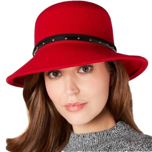 Nine West Wool Felt Telescope Floppy Hat Pecan One Size | eBay display picture 1