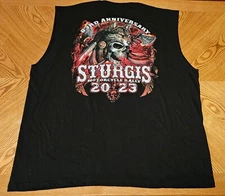NWOT Sturgis 2023 Sleeveless T-Shirt Tank Motorcycle 83rd Anniversary Size XXL
