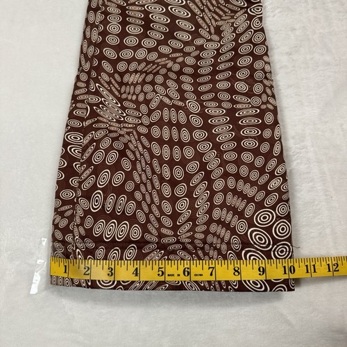 Y2K Spyder XTL Boho Flare Leg Snow Pants Size 4 Ski Brown White Psychedelic VTG - Picture 15 of 19