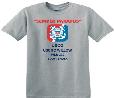 USCGC WILLOW  WLB-332* BUOY TENDER *SHIRTS.USCG OFFICIALLY LICENSED