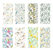 Floral Privacy Static Cling Frosted Stained Window Film Glass Sticker 18"x45"