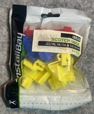 Metra Install Bay IBR20 Assorted Scotch Lock 22/18-12/10Ga 2 Bags Of 24 Pcs New