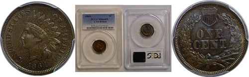 1864-L  Indian Head Cent   PCGS MS-64 BN