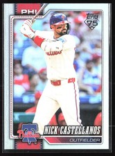 2026 Topps #17 Nick Castellanos Rainbow Foil