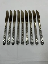 Oneida Northland SAN FRANCISCO Stainless Japan Dinner Knives 8.75” (Set of 9)