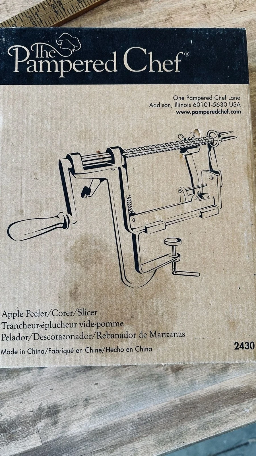 The Pampered Chef Apple Peeler/Corer/Slicer 2430
Opens in a new window or tab