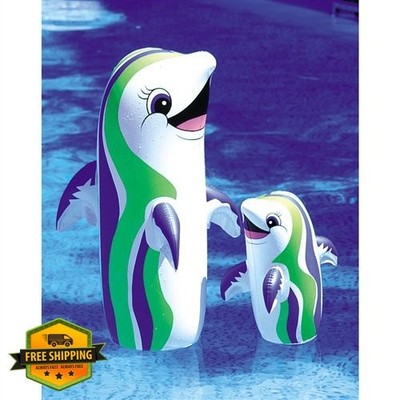Swimline 36'' Dolphin Bop Bag Pool Float Toy