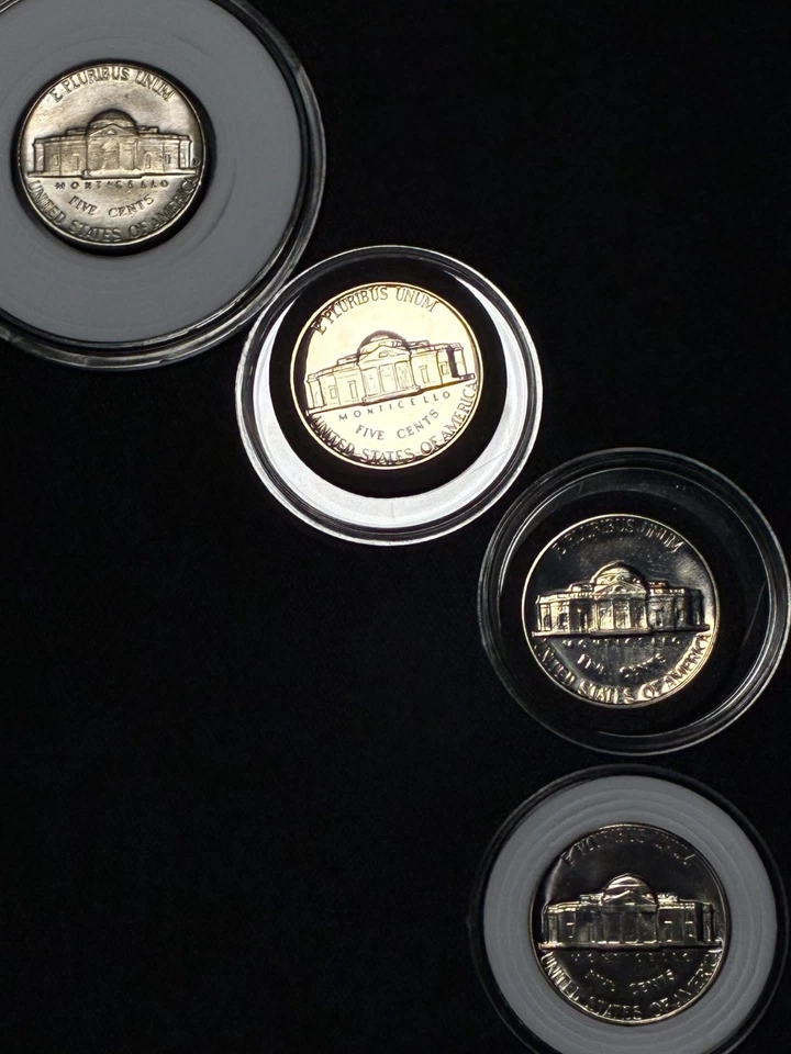 Uncirculated 1962 1963 1964 1965 Jefferson Nickel Collection 5FS Five Full Steps - Image 3 of 4