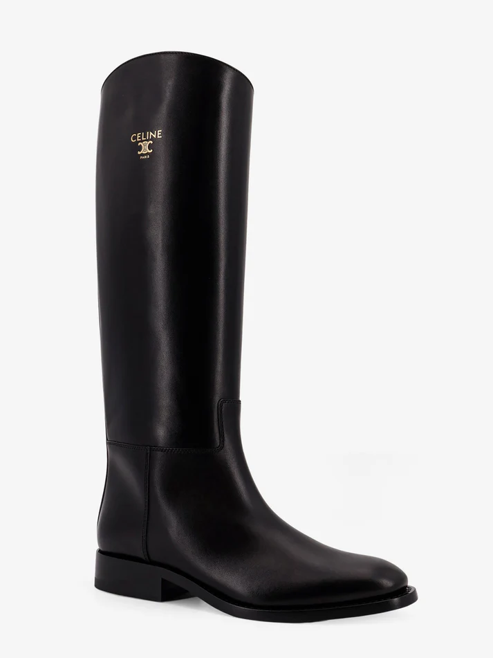 CELINE $2190 Black Anais Riding Boots New & Authentic | eBay