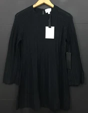 NWT Tuckernuck Pomander Place Adi Knit Dress Long Sleeve Black Knit Size S