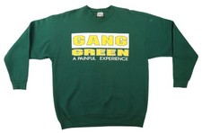 VTG 90s USA Adult XL University Of Oregon UO Ducks Gang Green Sweatshirt Top