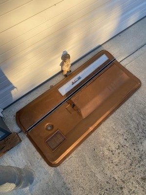 1971-74 AMC Javelin AMX Upper Door Panel Pass Tan Factory Speaker