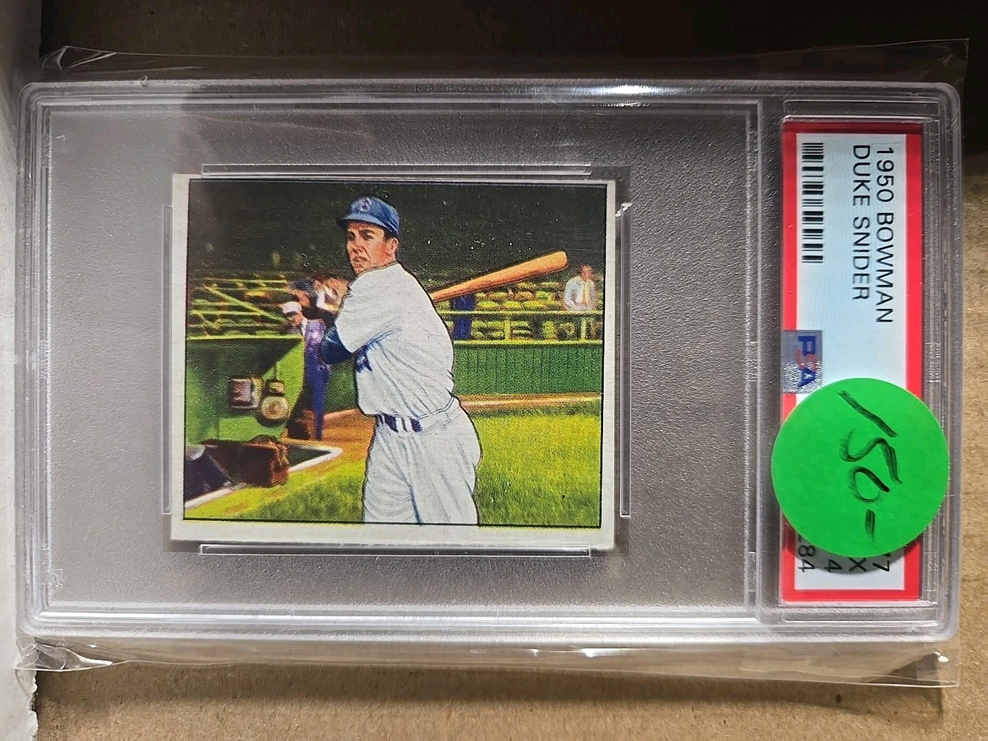 1950 Bowman 77 Duke Snider PSA 4 VG-EX Brooklyn Dodgers 0284