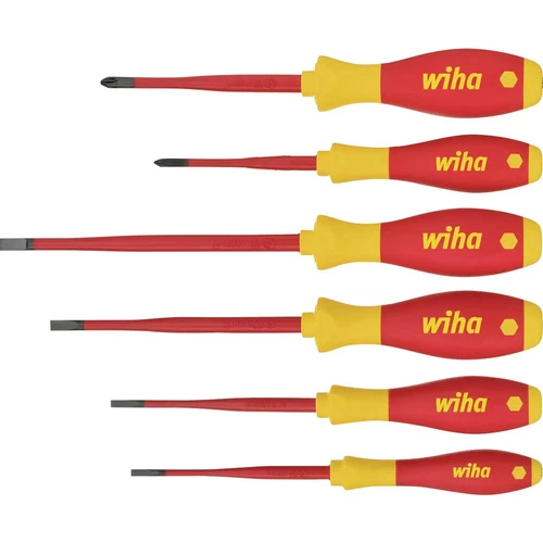 Wiha  VDE Schraubendreher-Set 6teilig Schlitz, Kreuzschlitz Phillips