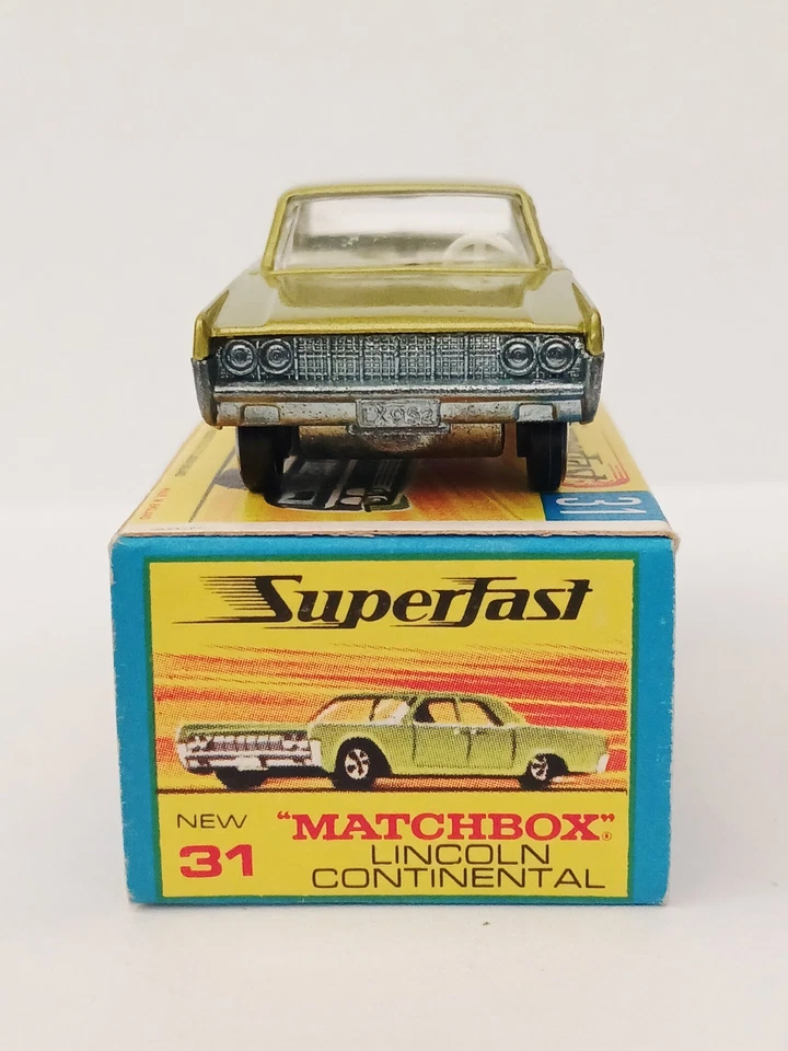 Matchbox Superfast No31 Lincoln Continental MODEL AND BOX ARE STUNNING CONDITION - Image 3 of 4