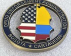 DEA Andean Region Bogota Cartagena Colombia Federal Drug Police Challenge Coin — photo 8